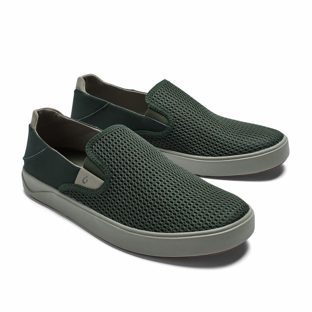 Zapatos Olukai Lae‘ahi - Zapatos Hombre Verdes 20701-643